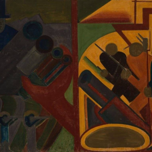 Béla Uitz: The Red Army is on the Watch, 1932 Preparations Against the Soviet Union The Red Army is on the Watch