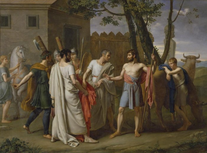 Cincinnatus Abandons the Plough to Dictate Laws to Rome